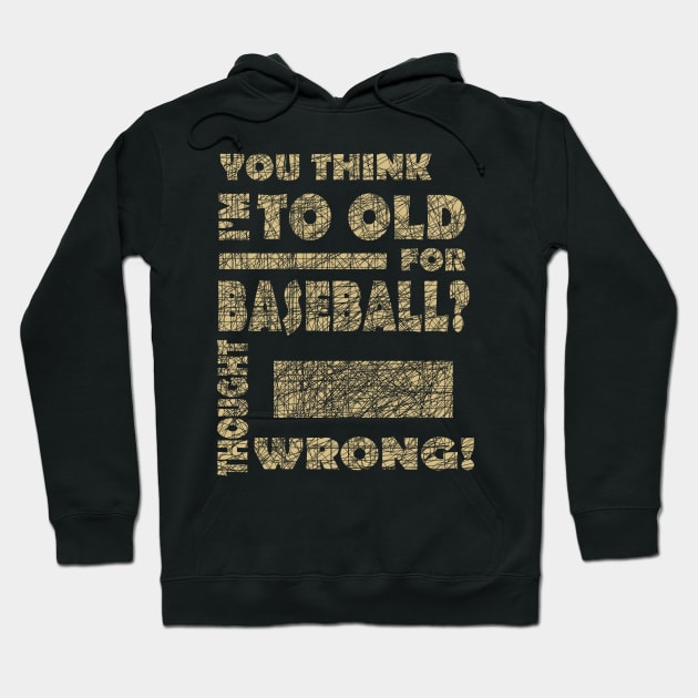 Baseball Pension Grandpa Grandma Baseball Bat Hoodie by FindYourFavouriteDesign